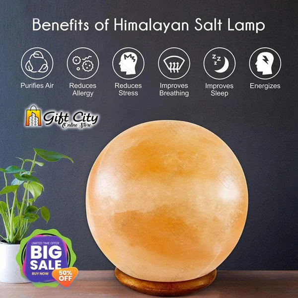 Sphere 7 Color Changing Salt Lamp