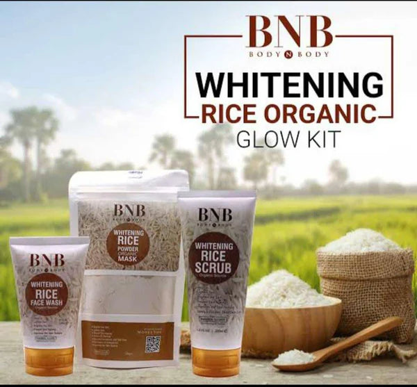 Whitening Rice Organic Glow Kit