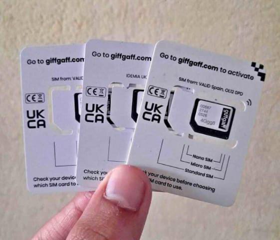 Giff Gaff UK SIM CARD IN PAKISTAN