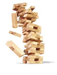 Jenga Number Wooden Stacking Tower Game for Kids & Adults